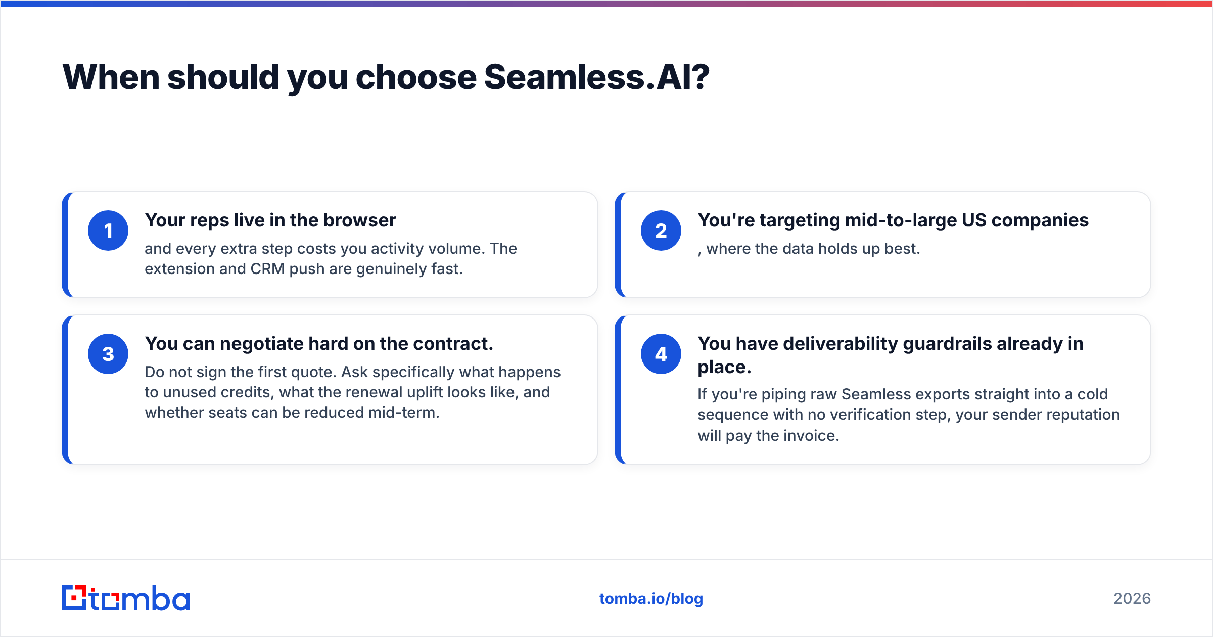 Diagram: When should you choose Seamless.AI