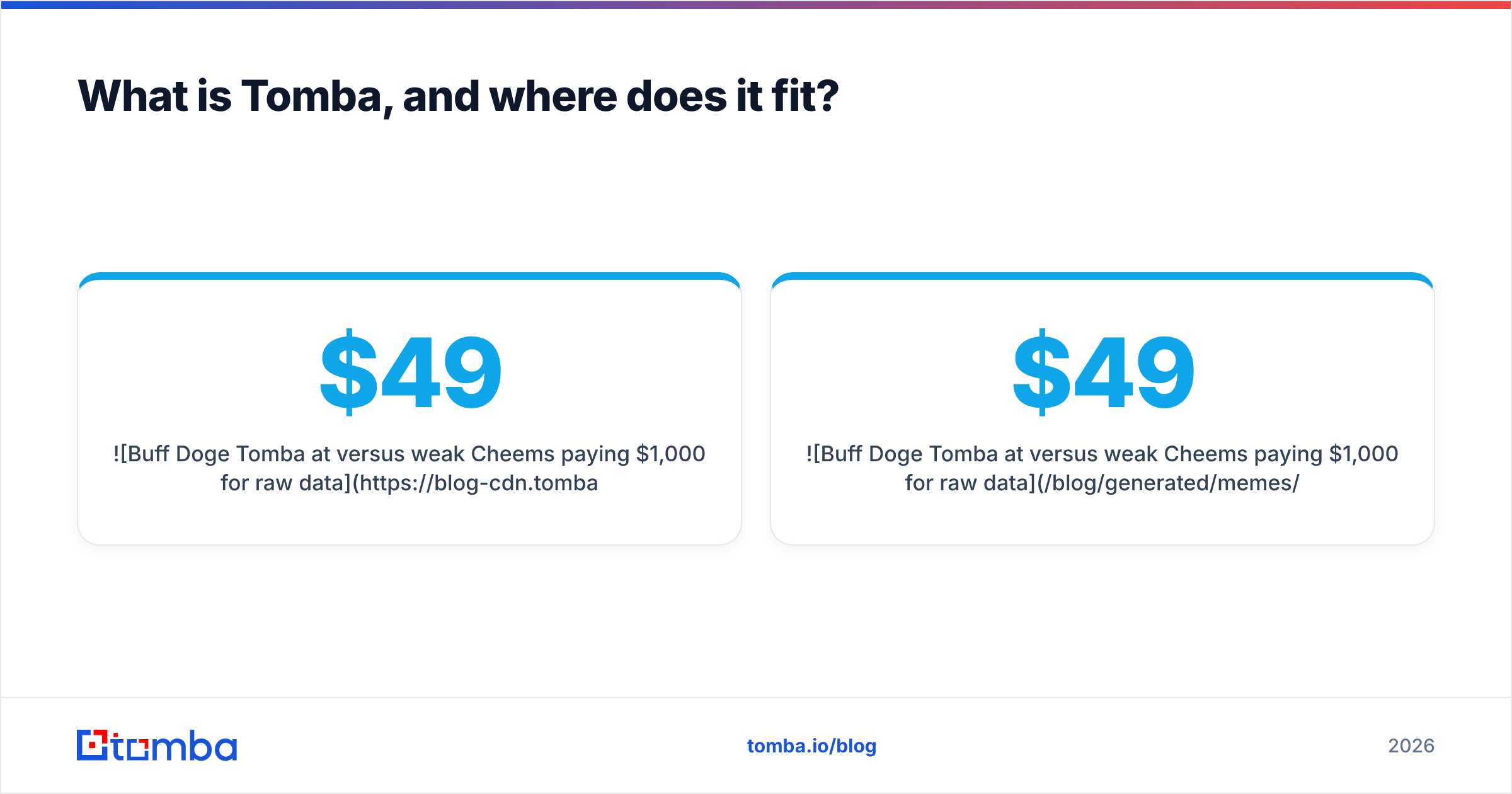 Coresignal vs Tomba diagram: what Tomba is and where it fits
