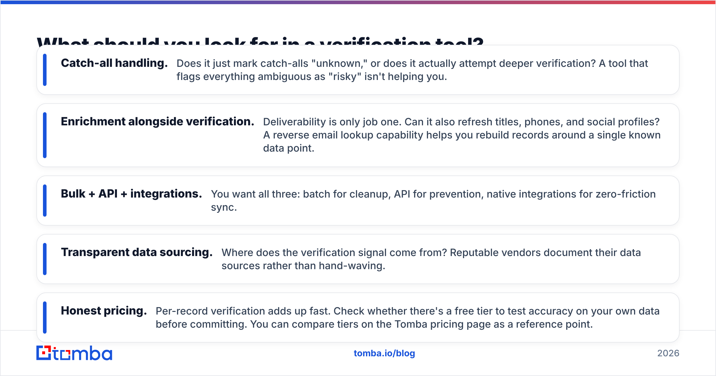 Diagram: What should you look for in a verification tool