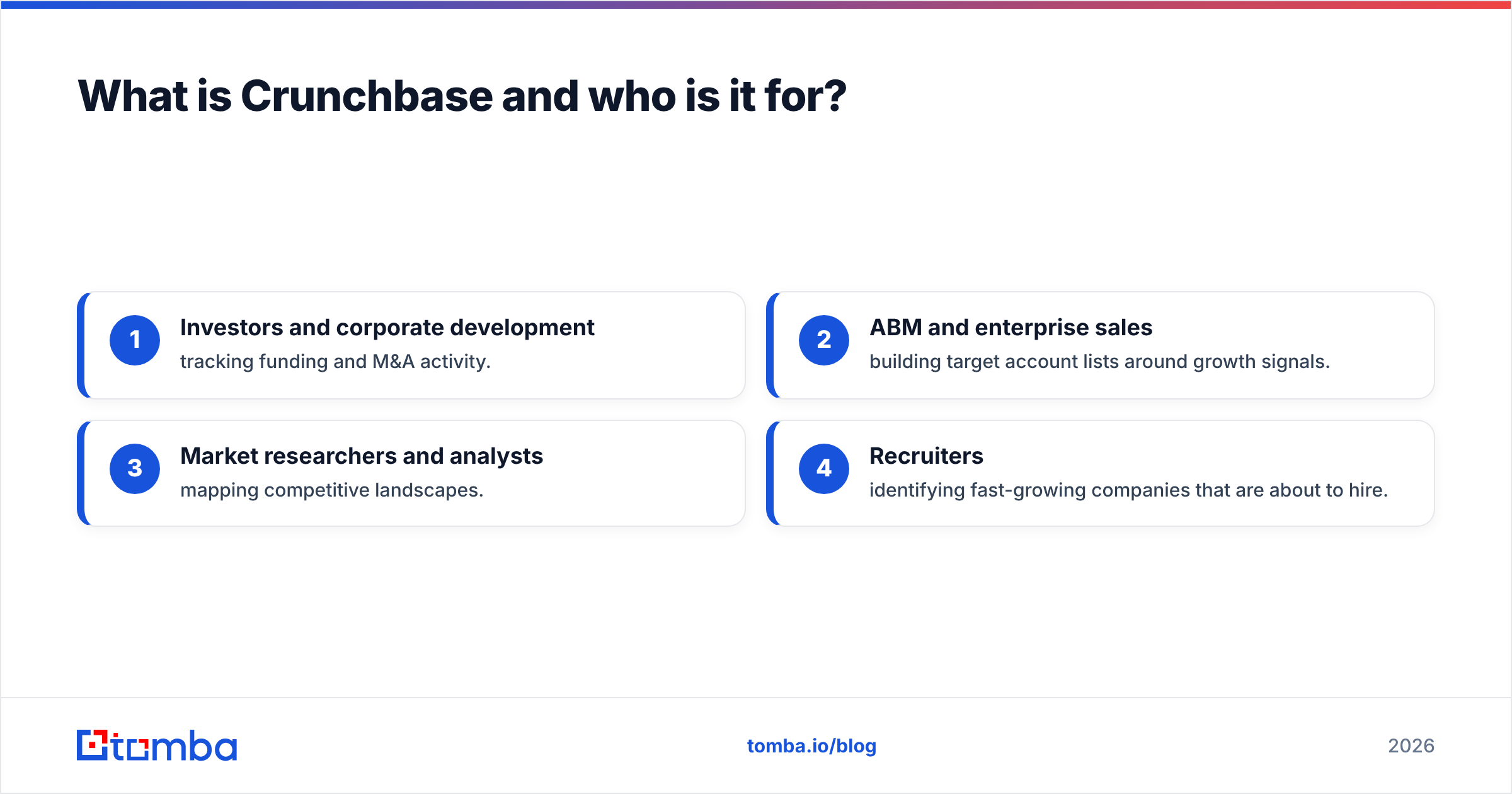 Diagram: What is Crunchbase and who is it for