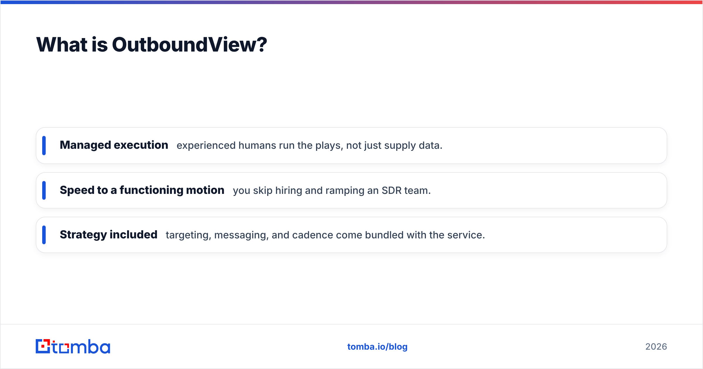 Diagram: What is OutboundView