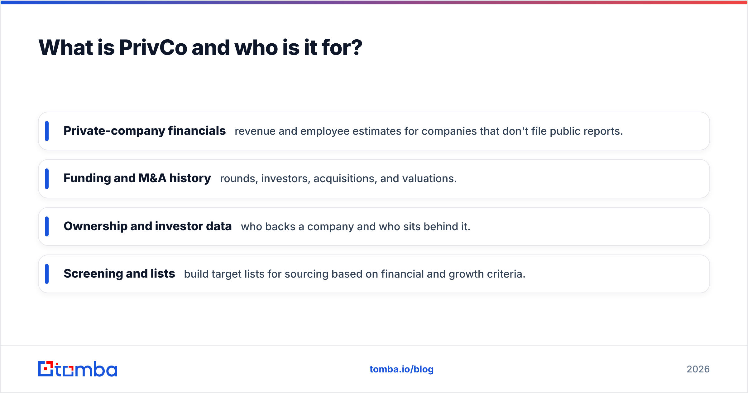 Diagram: What is PrivCo and who is it for