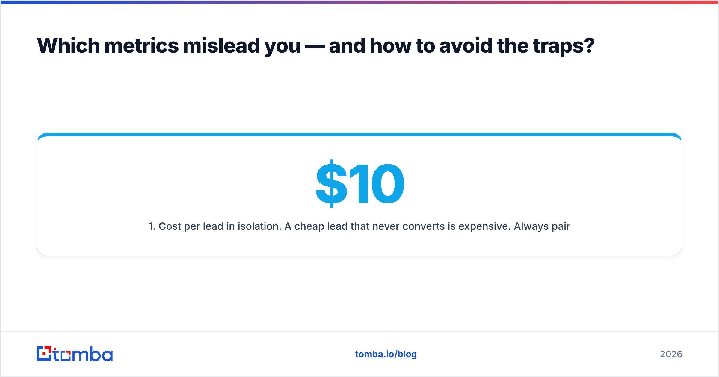 Diagram: Which metrics mislead you — and how to avoid the traps