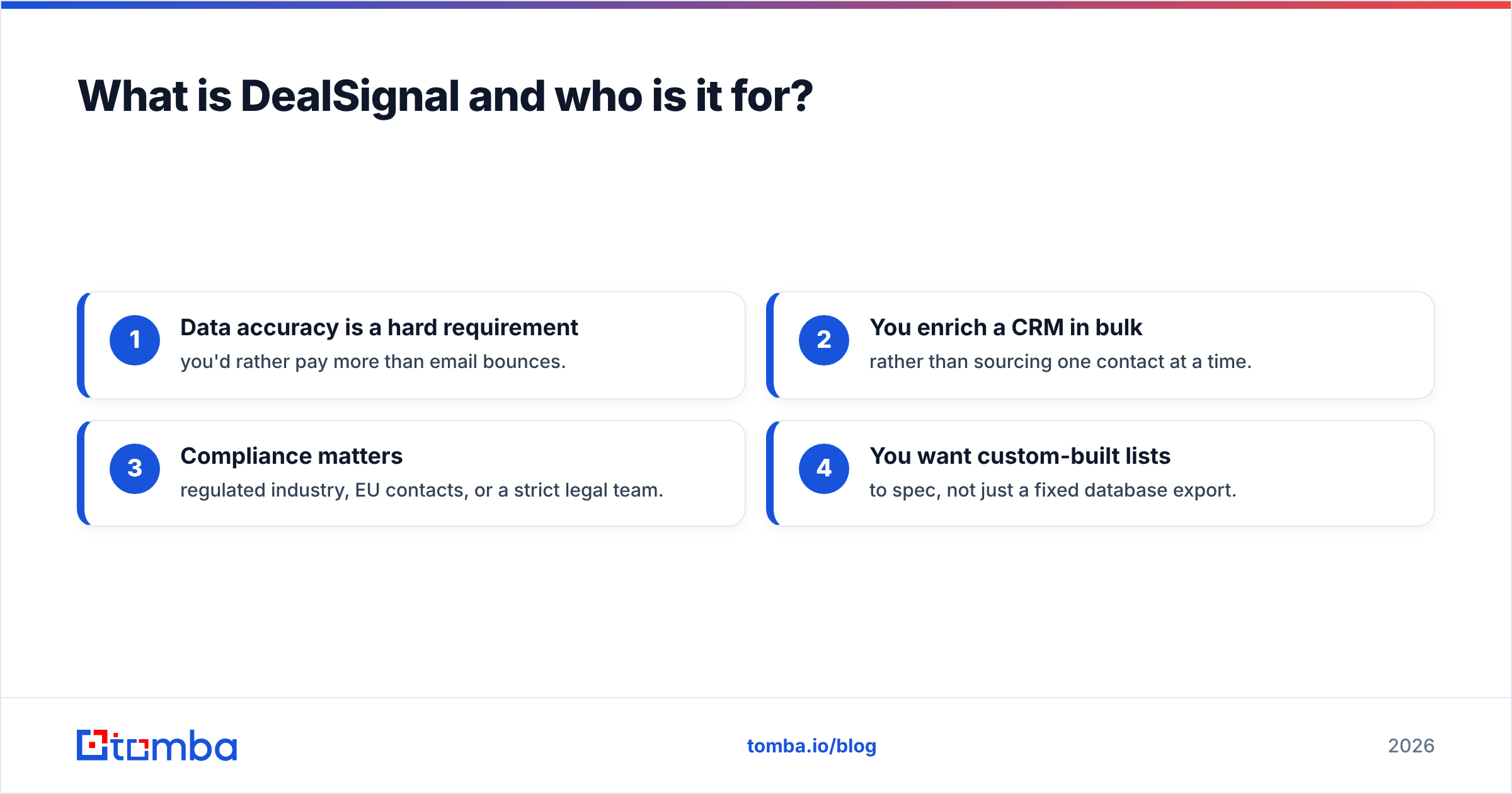 Diagram: What is DealSignal and who is it for