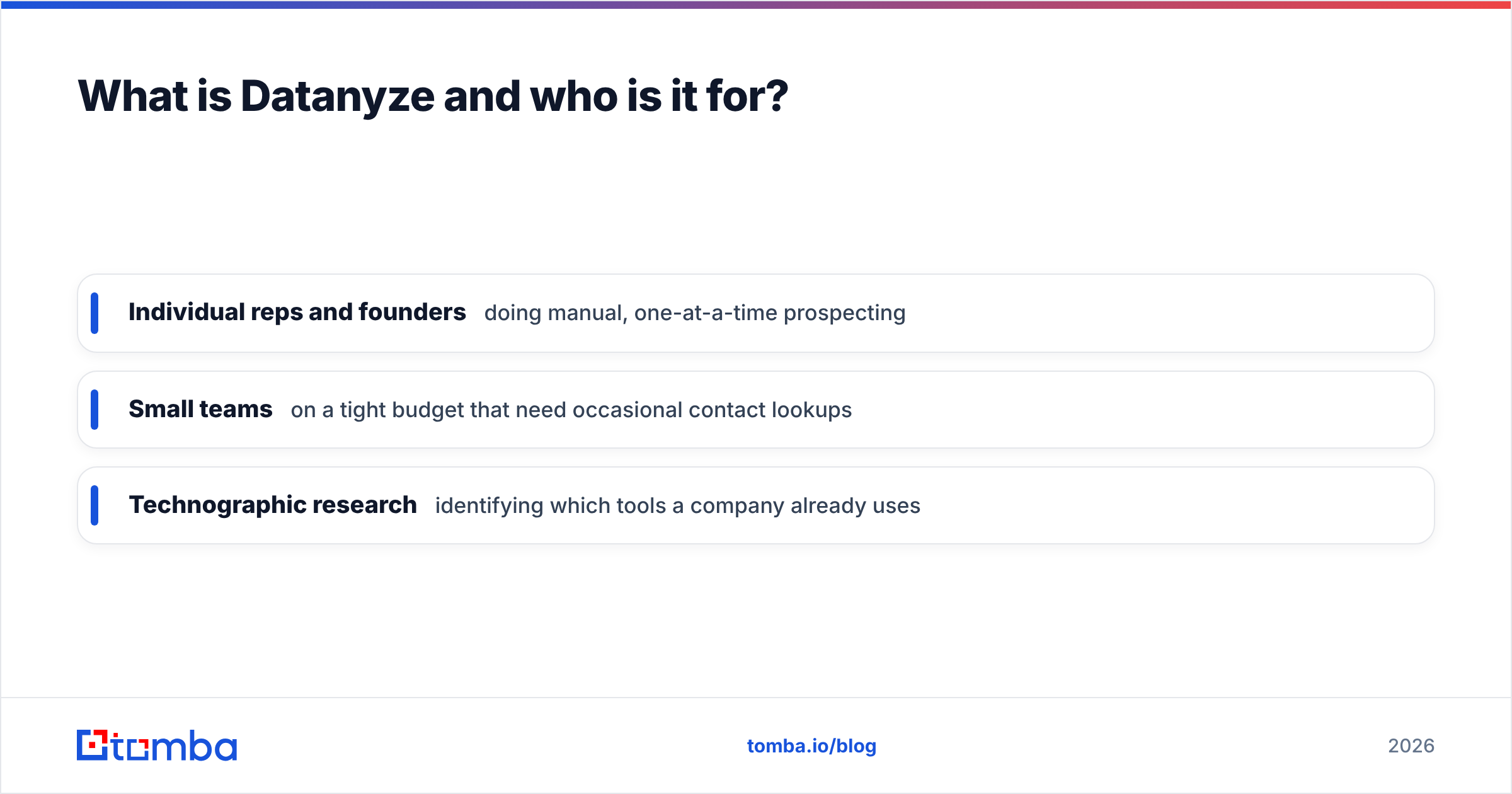 Diagram: What is Datanyze and who is it for