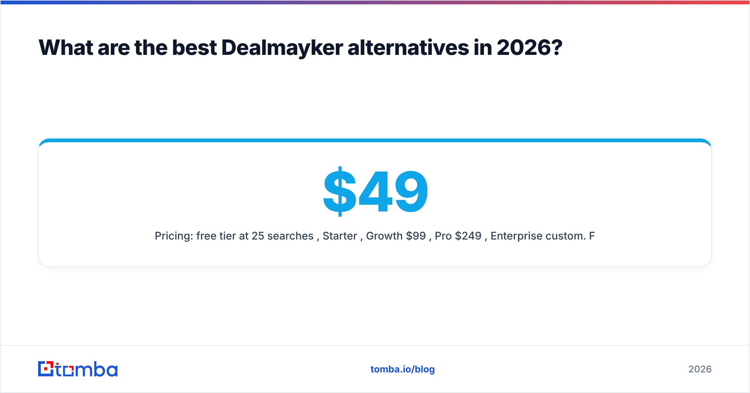 Diagram: What are the best Dealmayker alternatives in 2026