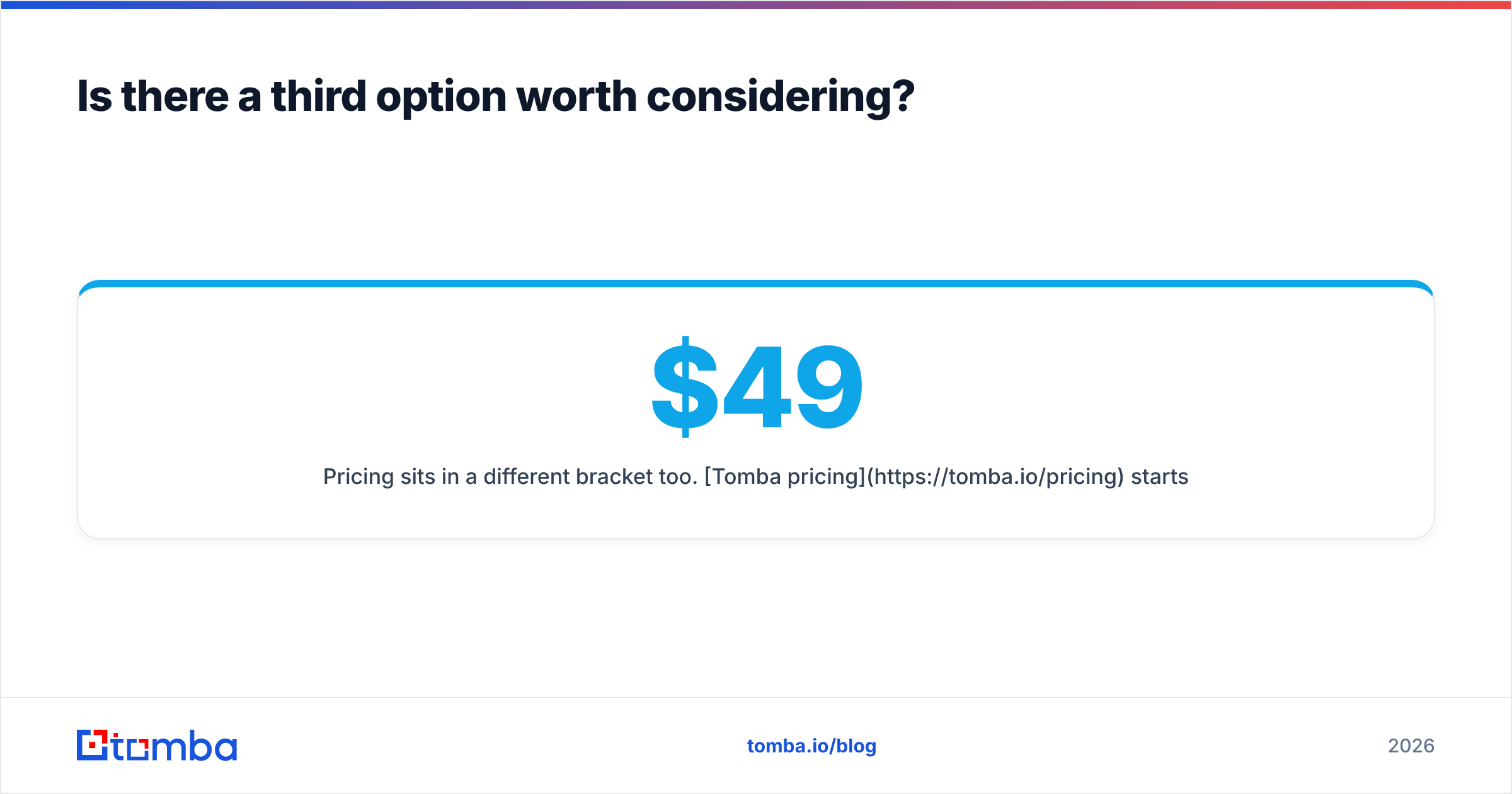Diagram: Is there a third option worth considering