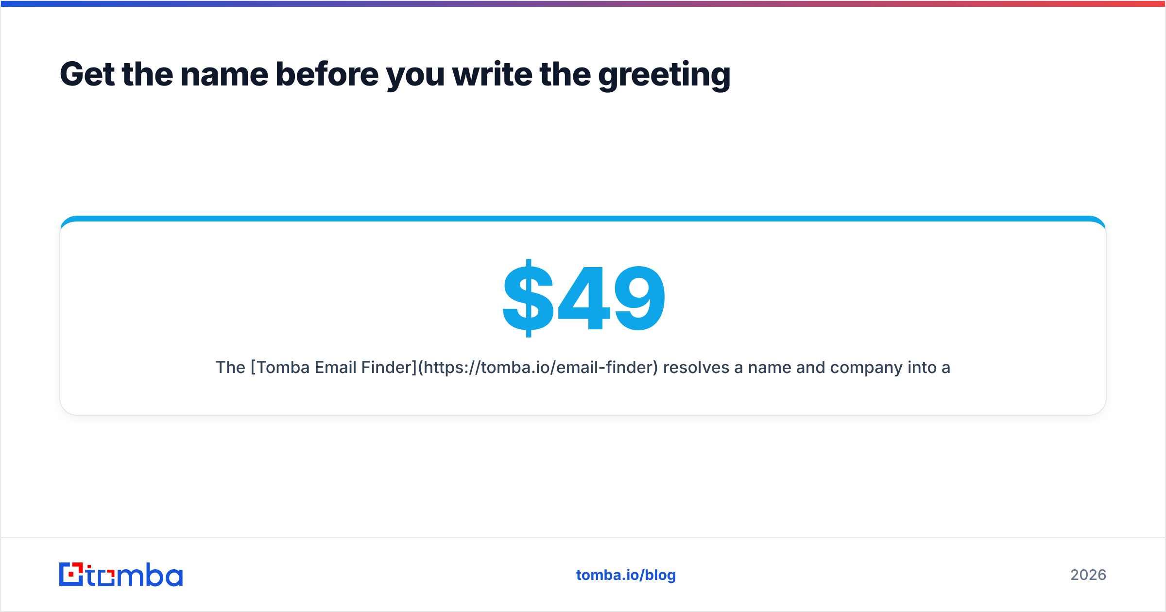 Diagram: Get the name before you write the greeting