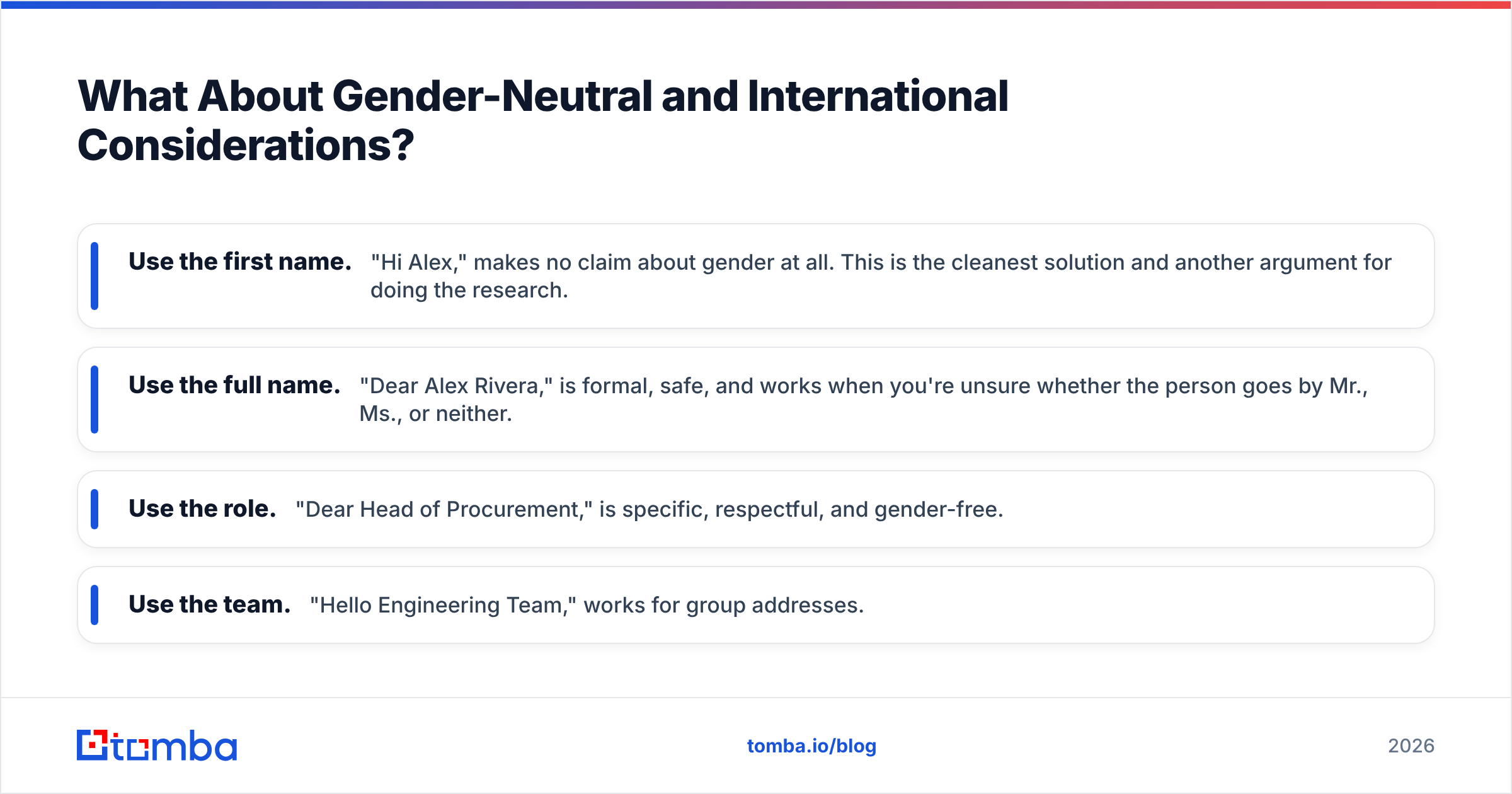 Diagram: What About Gender-Neutral and International Considerations
