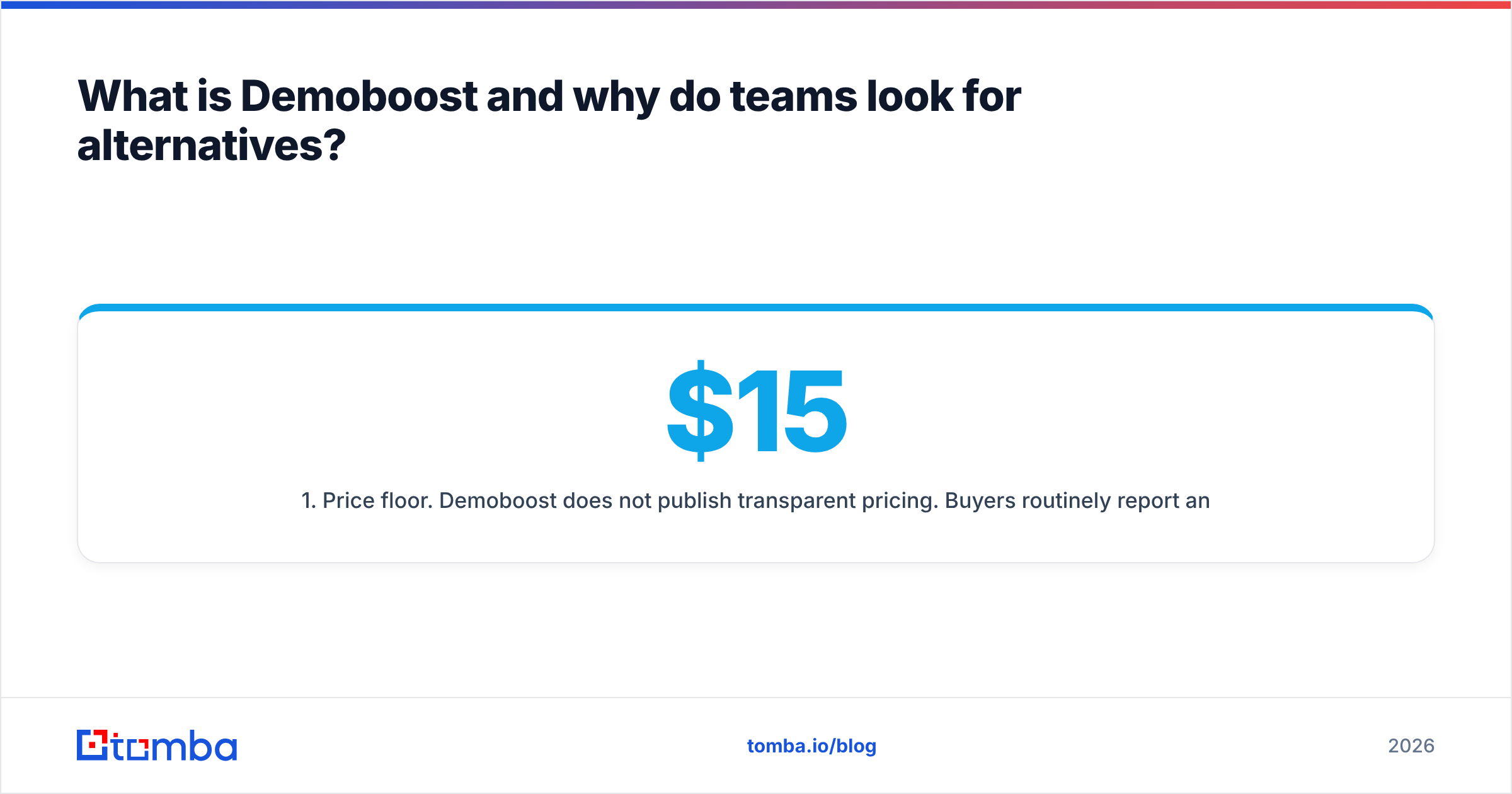 Diagram: What is Demoboost and why do teams look for alternatives