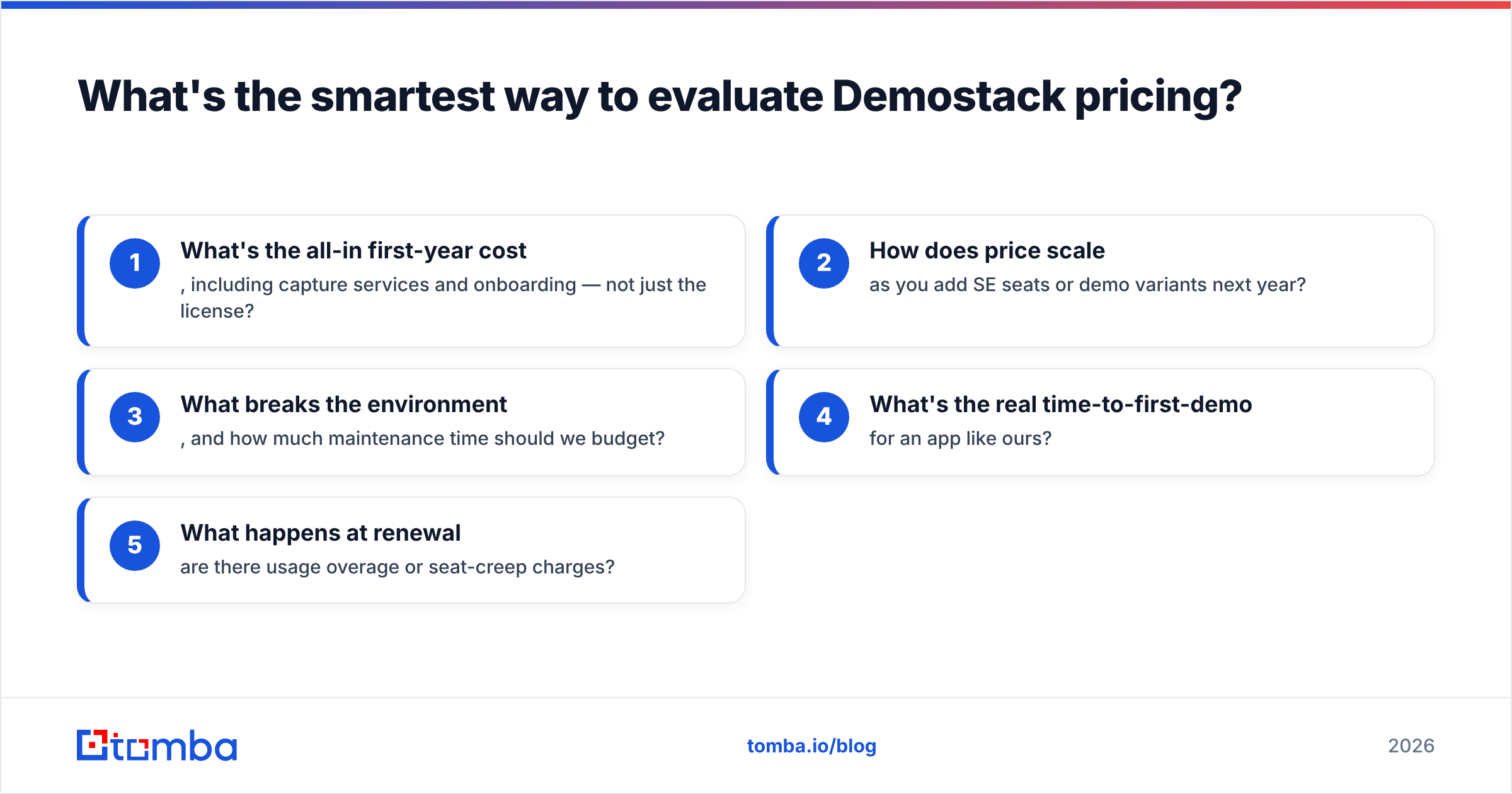 Diagram: What's the smartest way to evaluate Demostack pricing