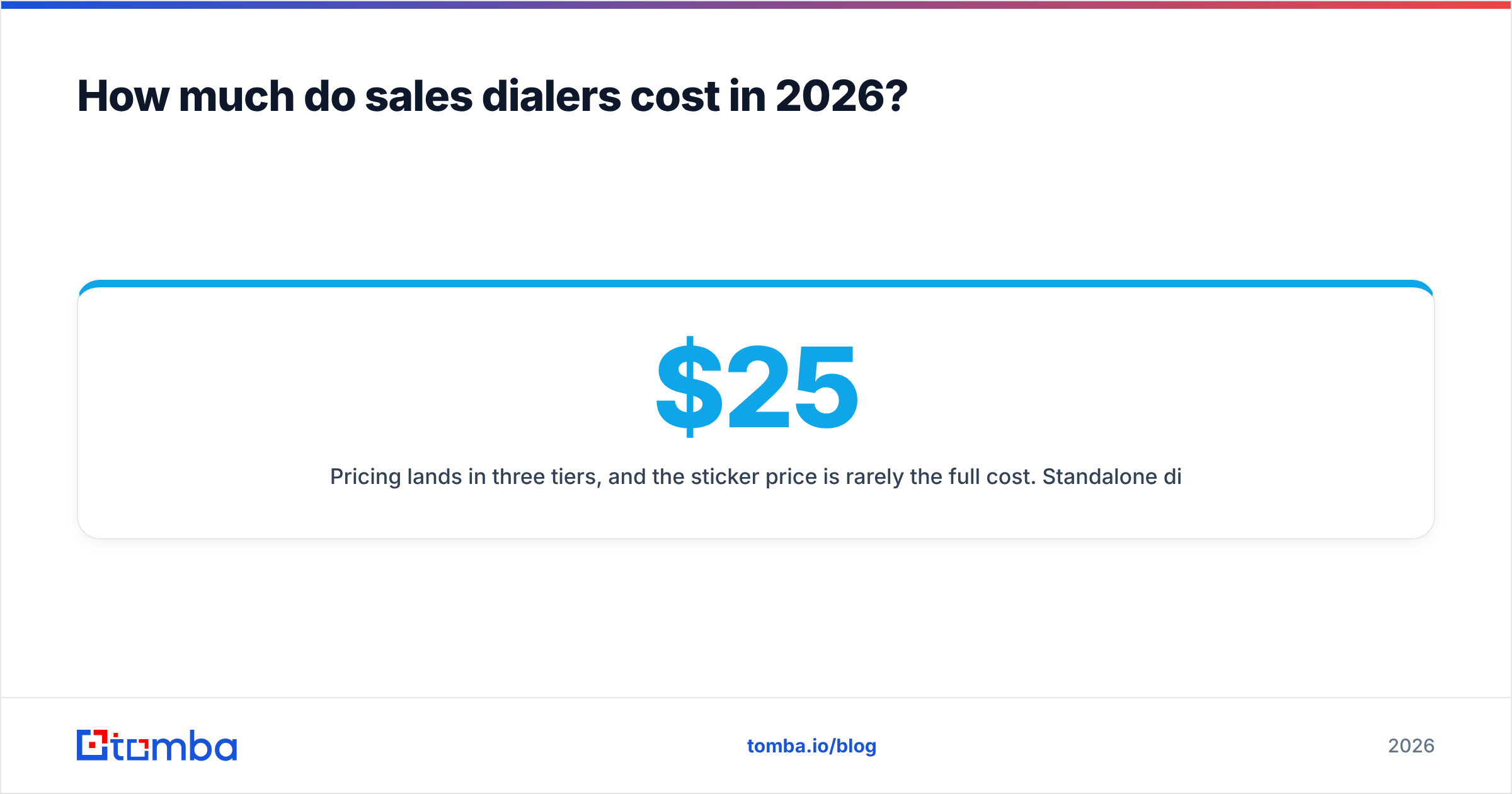 Diagram: How much do sales dialers cost in 2026
