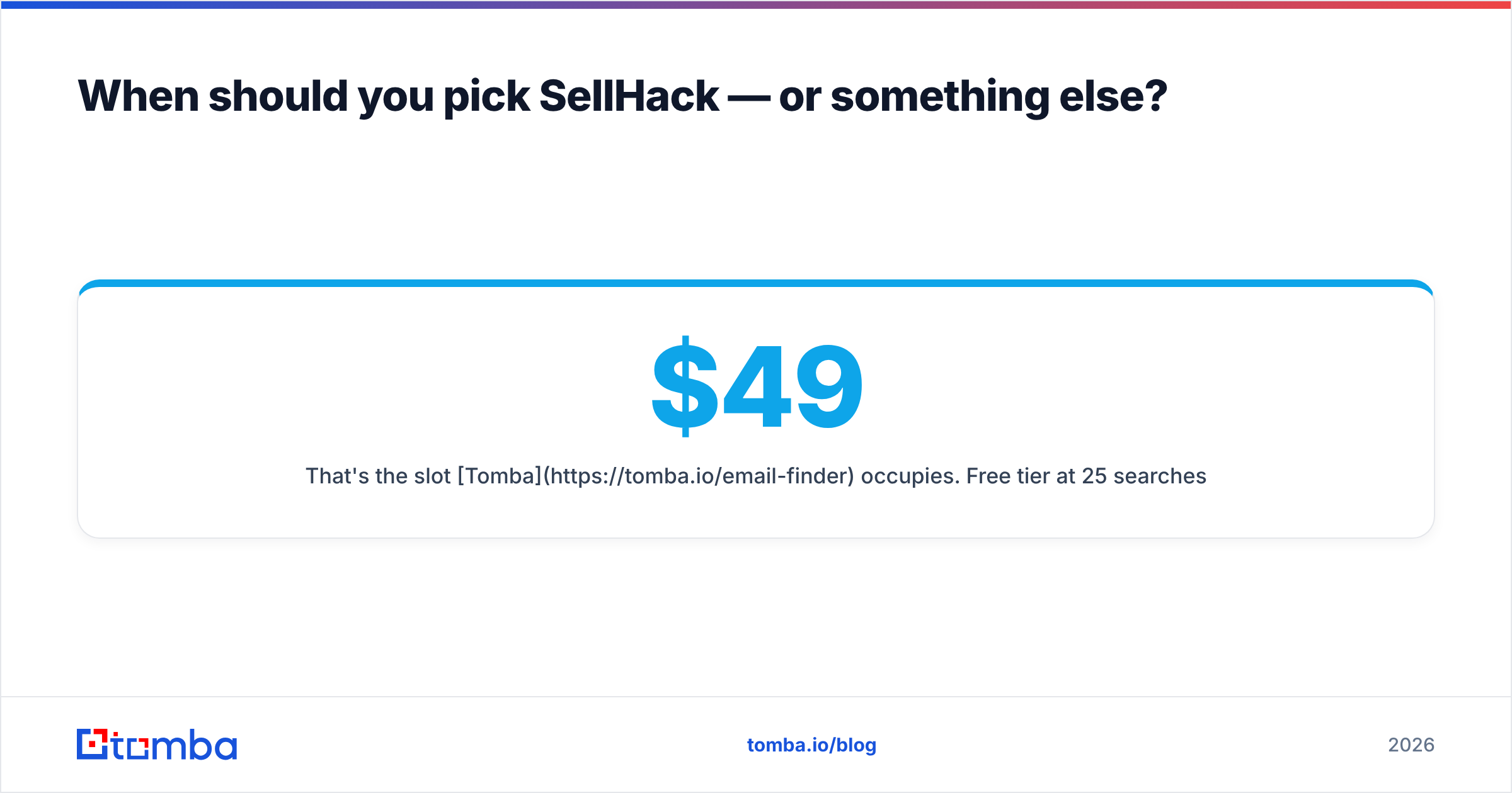 Diagram: When should you pick SellHack — or something else