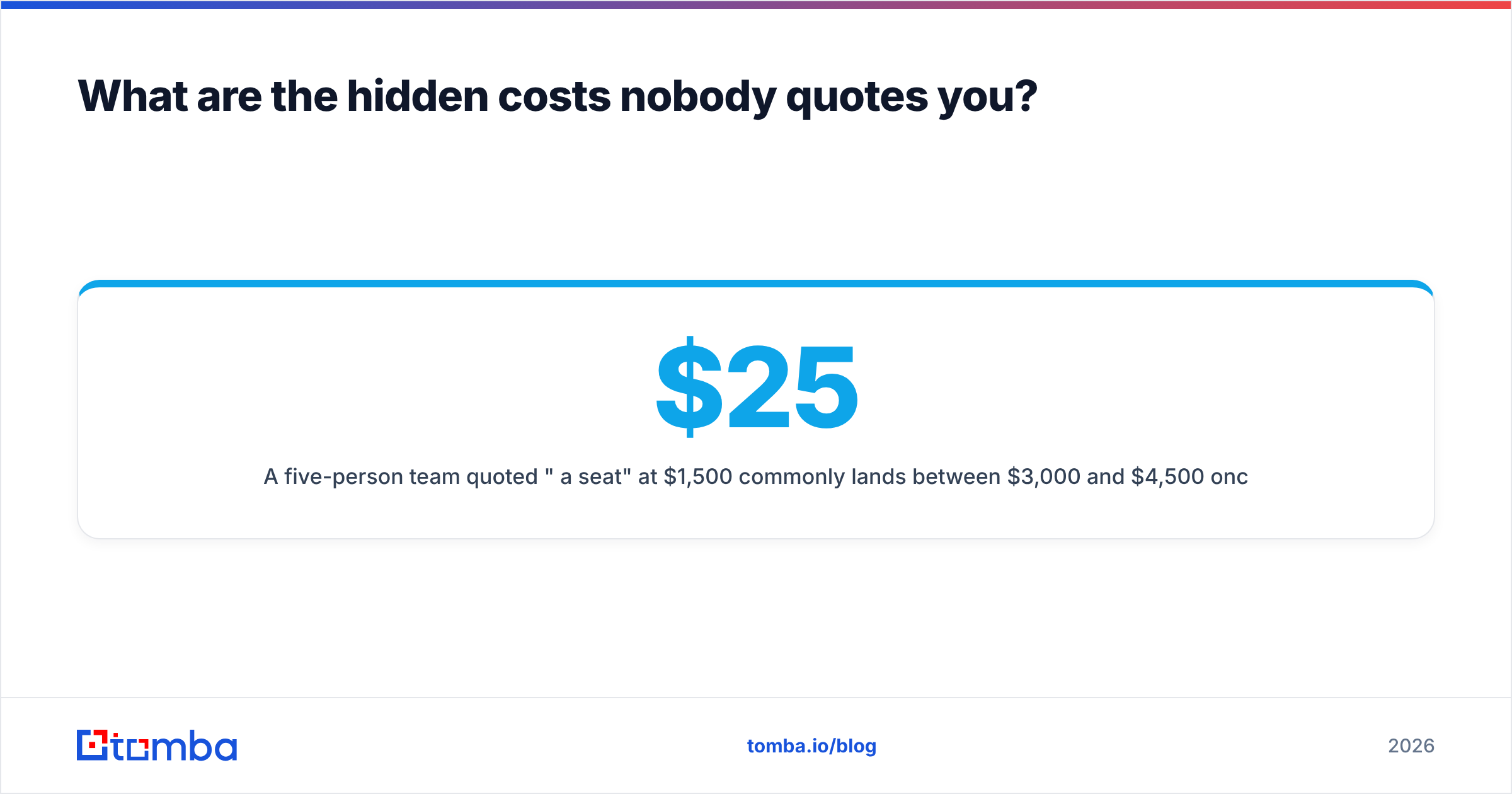 Diagram: what are the hidden costs nobody quotes you