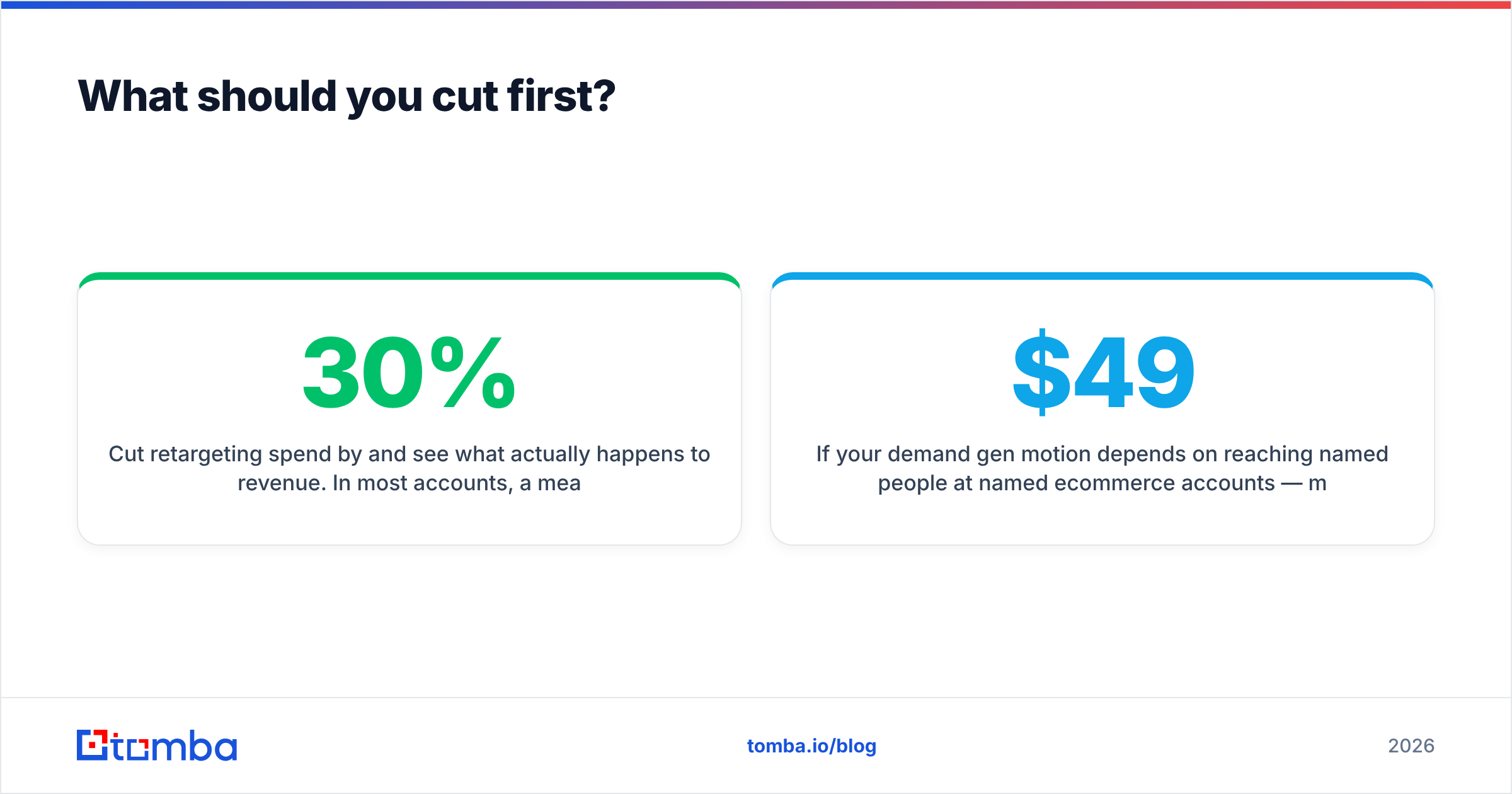 Diagram: What should you cut first