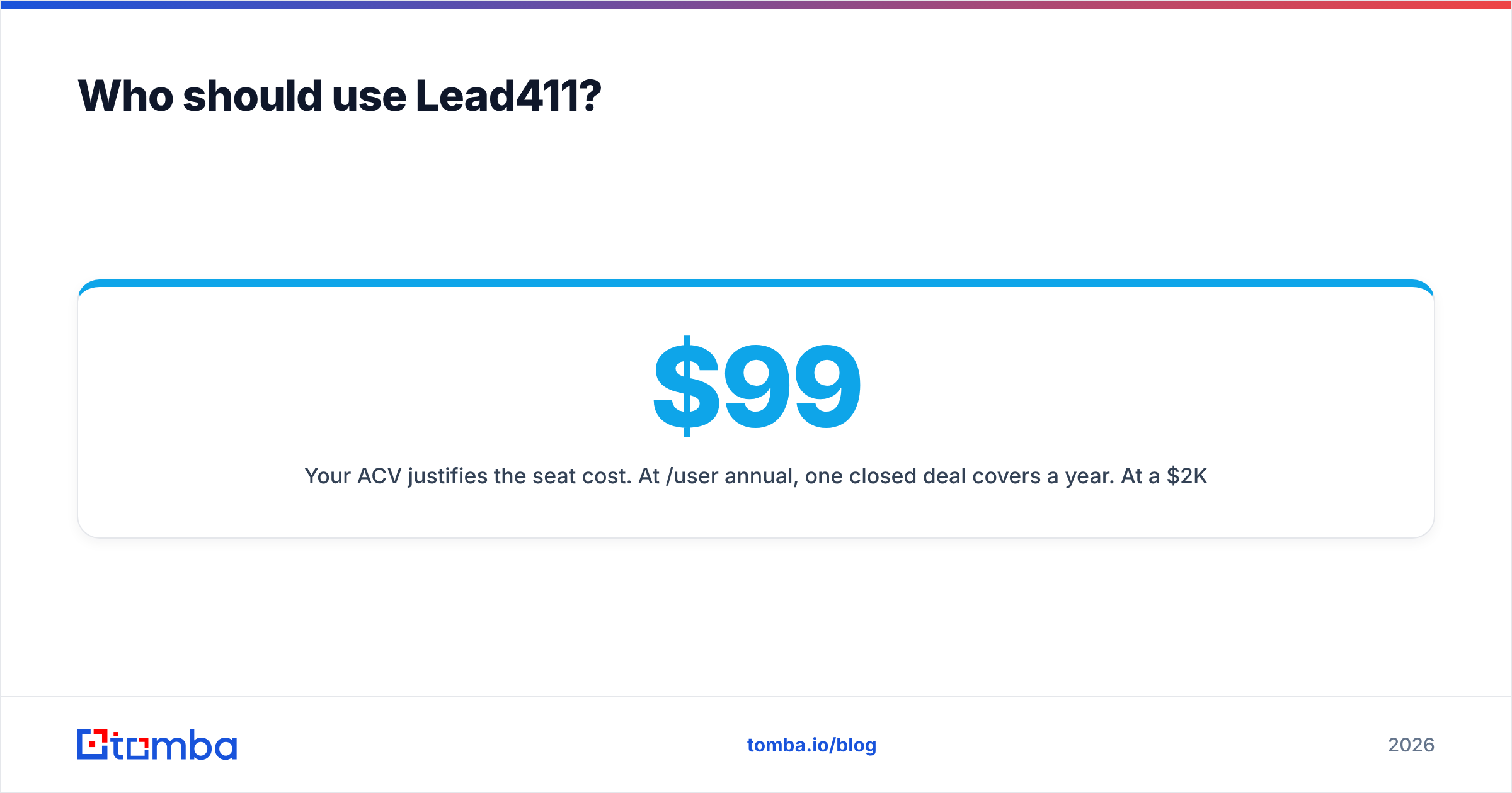 Diagram: Who should use Lead411