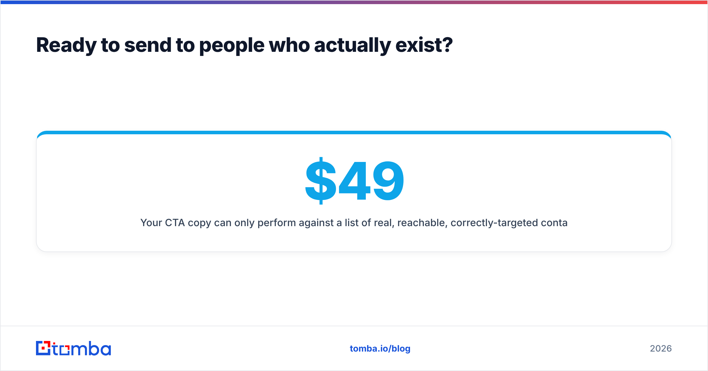 Diagram: Ready to send to people who actually exist