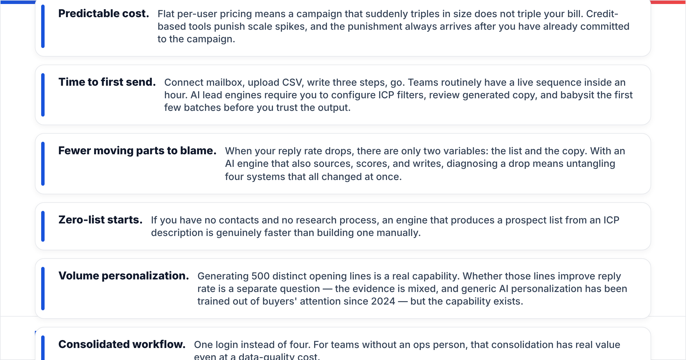 Diagram: Is Emailchaser better than LeadEngine AI for cold outreach