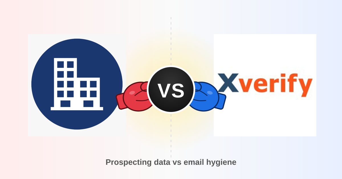 Cloduraai vs Xverify: B2B Prospecting vs Email Verification