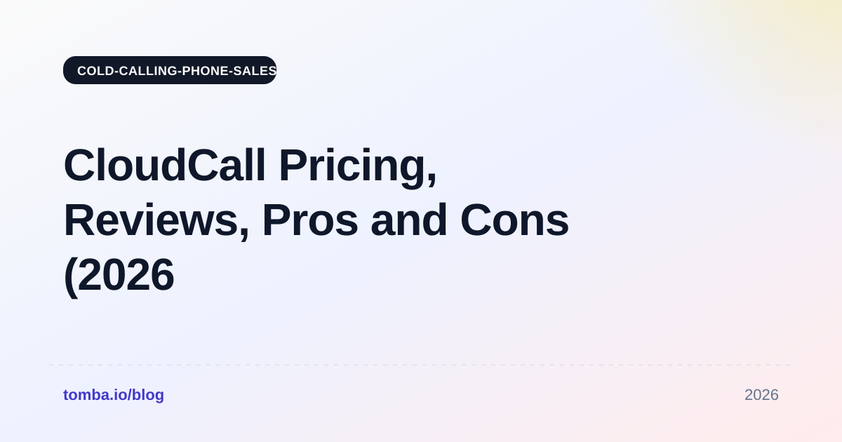 CloudCall Pricing Reviews Pros and Cons: 2026 Buyer Guide