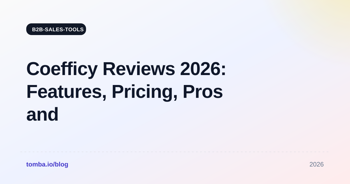 Coefficy Reviews 2026: Features, Pricing, Pros and Cons