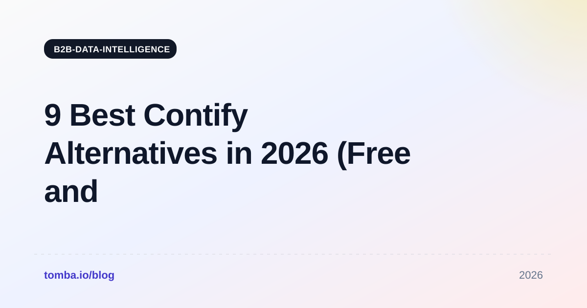 9 Best Contify Alternatives in 2026 (Free and Paid Tools)