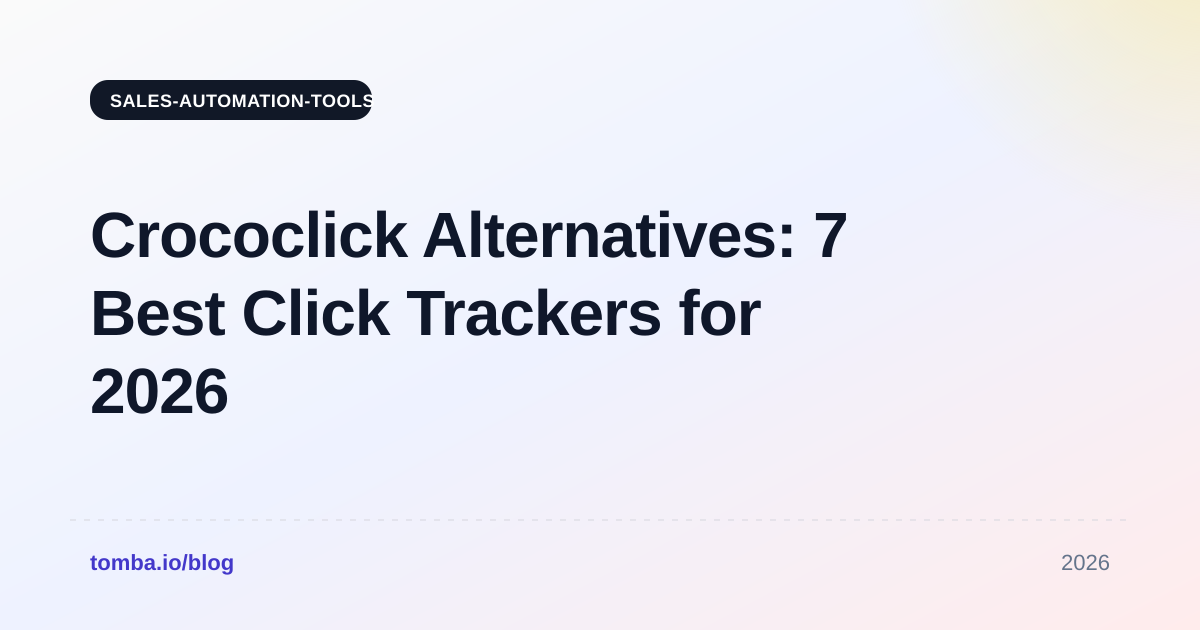 Crococlick Alternatives: 7 Best Click Trackers for 2026