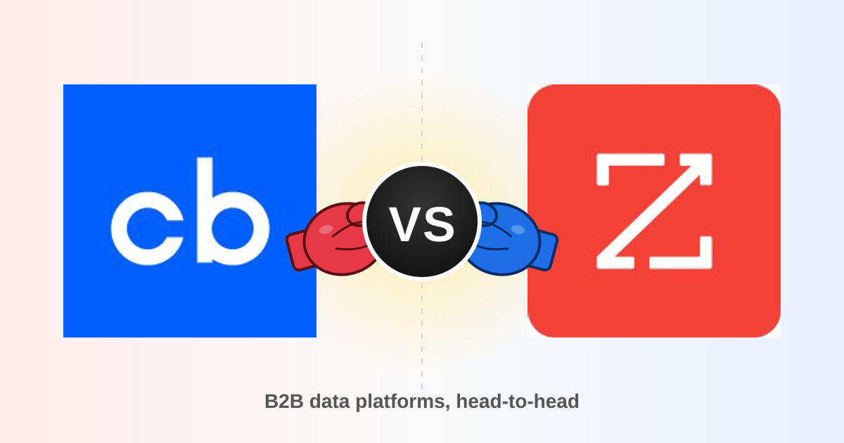 Crunchbase vs ZoomInfo (2026): Which B2B Data Platform Wins?