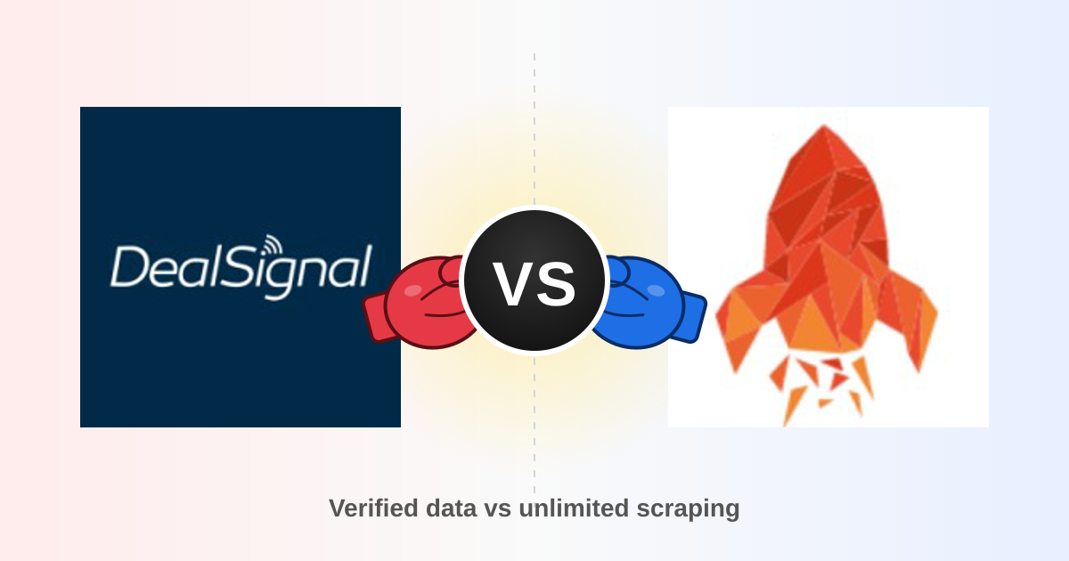 DealSignal vs GrowMeOrganic: Which B2B Data Tool Wins in 2026?