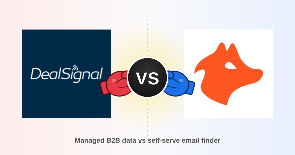 DealSignal vs Hunter: Which B2B Data Tool Wins in 2026?