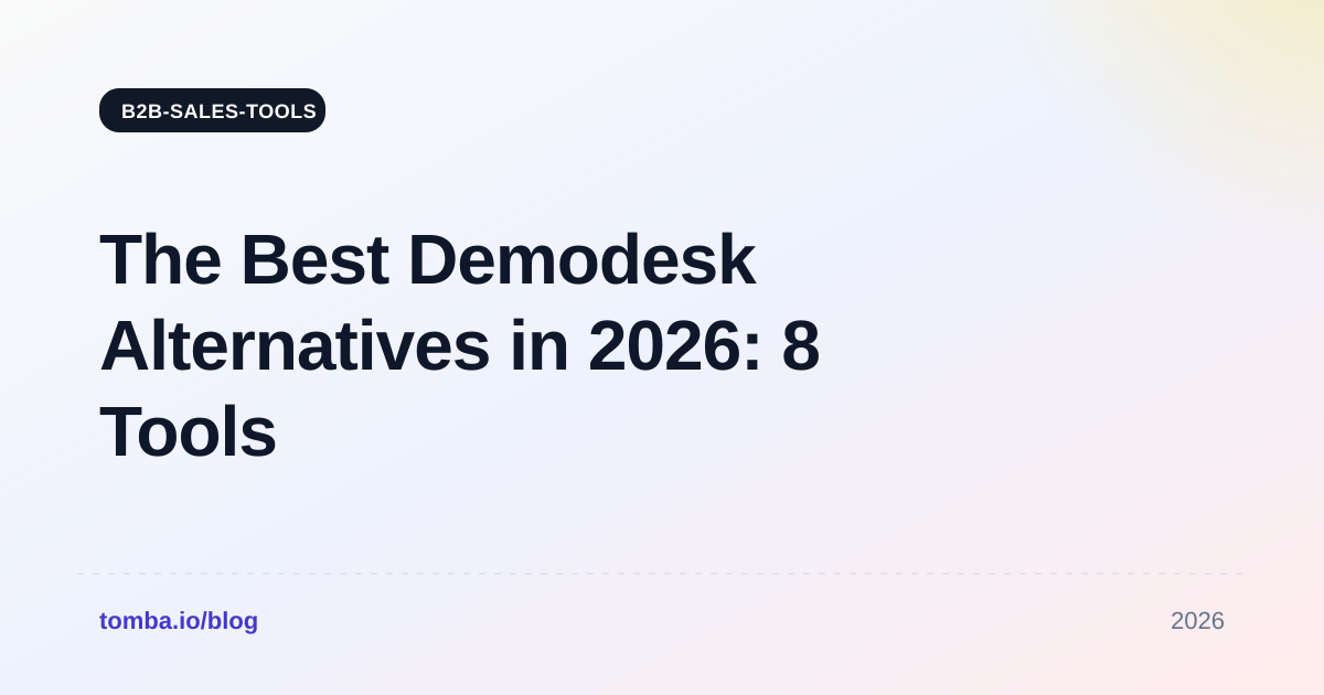 The Best Demodesk Alternatives in 2026: 8 Tools Compared