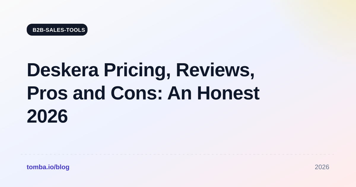 Deskera Pricing Reviews Pros and Cons: An Honest 2026 Guide