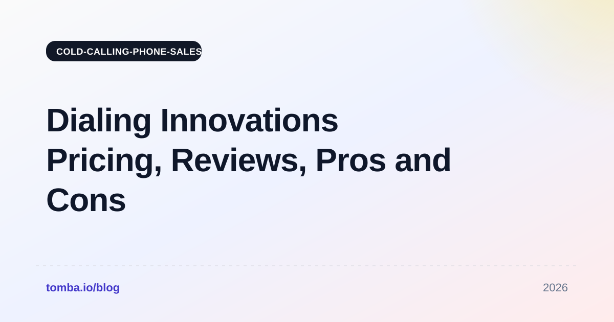 Dialing Innovations Pricing, Reviews, Pros and Cons (2026)