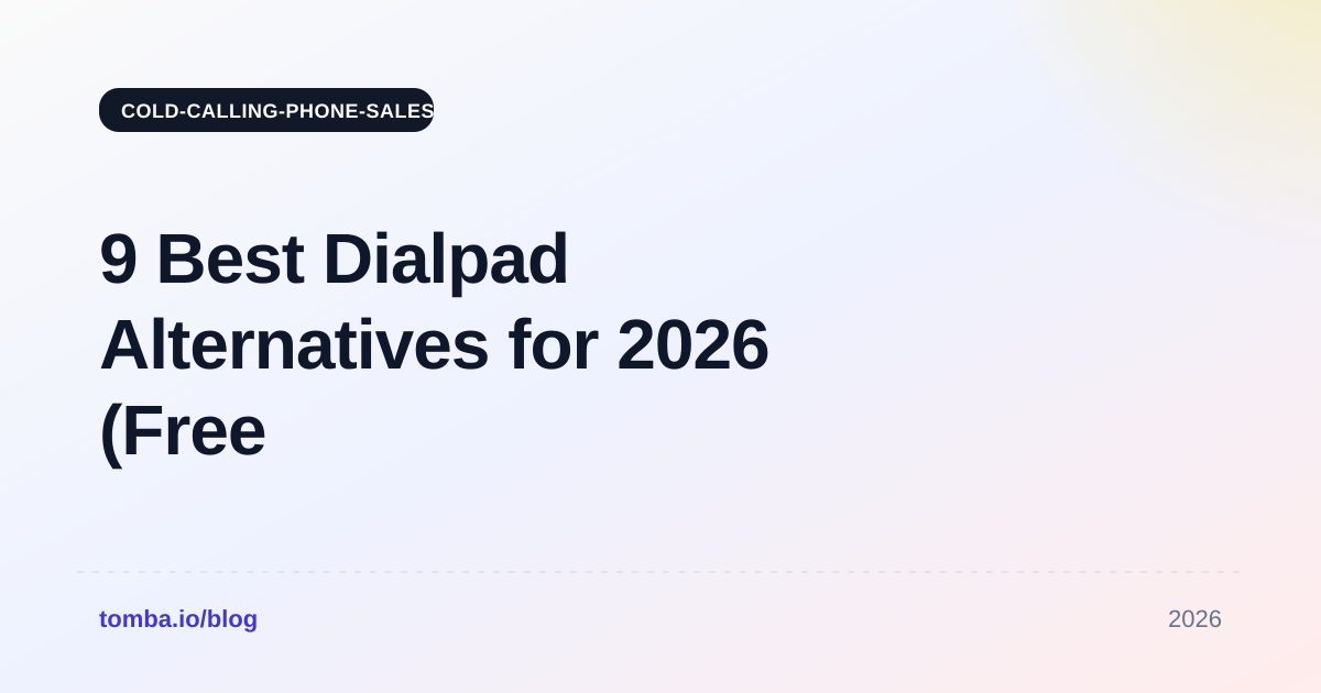9 Best Dialpad Alternatives for 2026 (Free & Paid Picks)