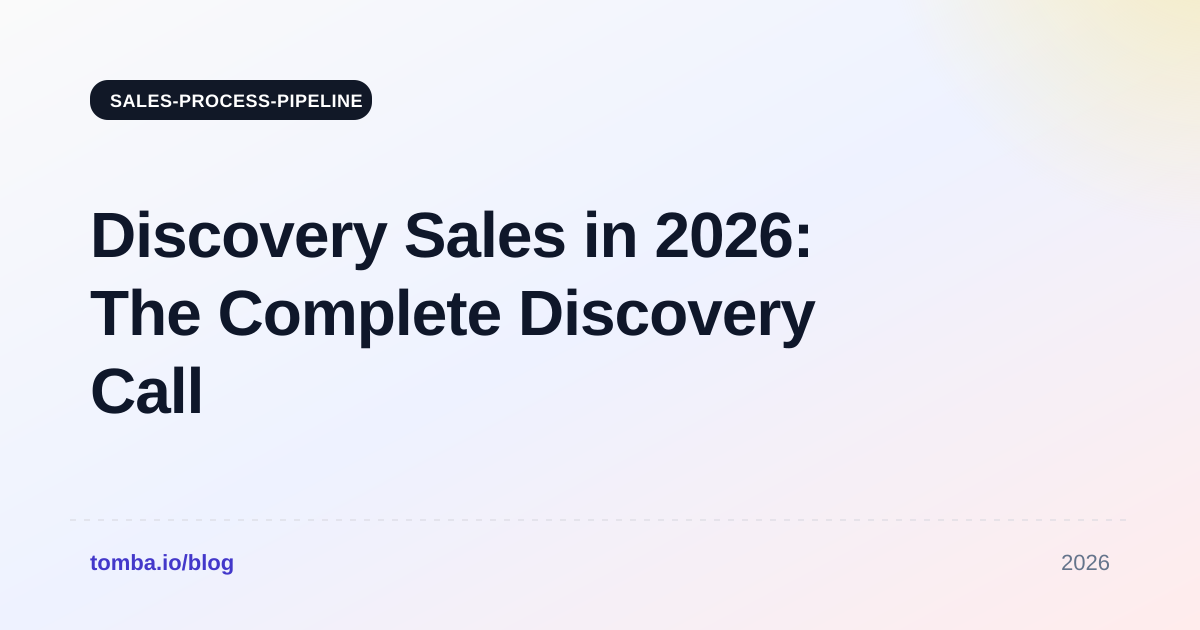 Discovery Sales in 2026: The Complete Discovery Call Guide