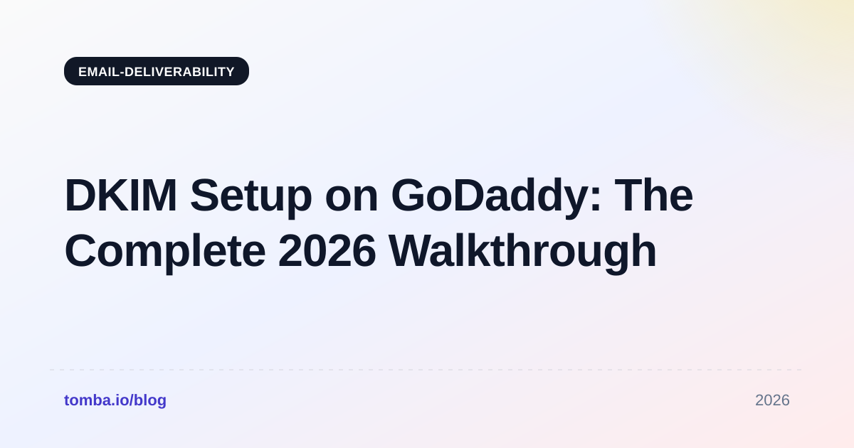 DKIM Setup on GoDaddy: The Complete 2026 Walkthrough