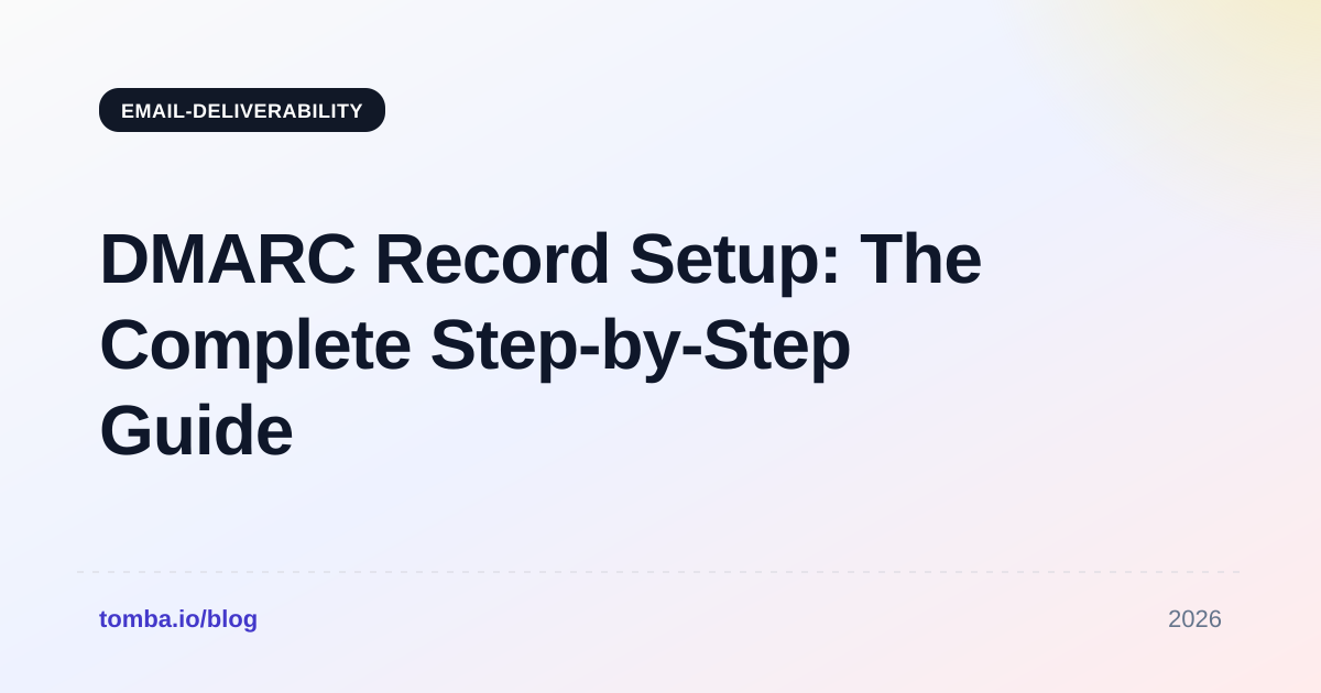 DMARC Record Setup: The Complete Step-by-Step Guide for 2026