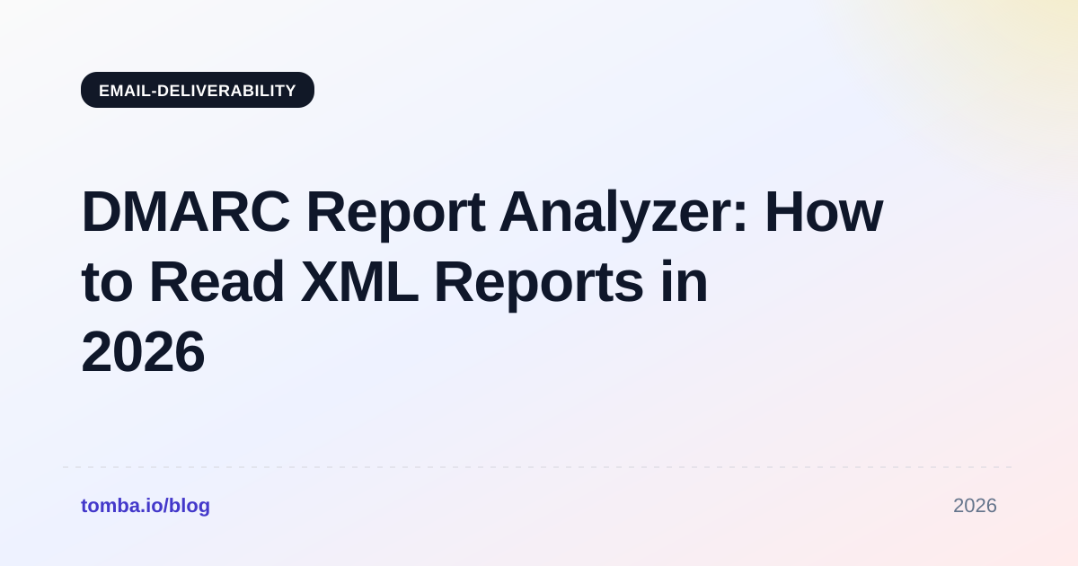 DMARC Report Analyzer: How to Read XML Reports in 2026