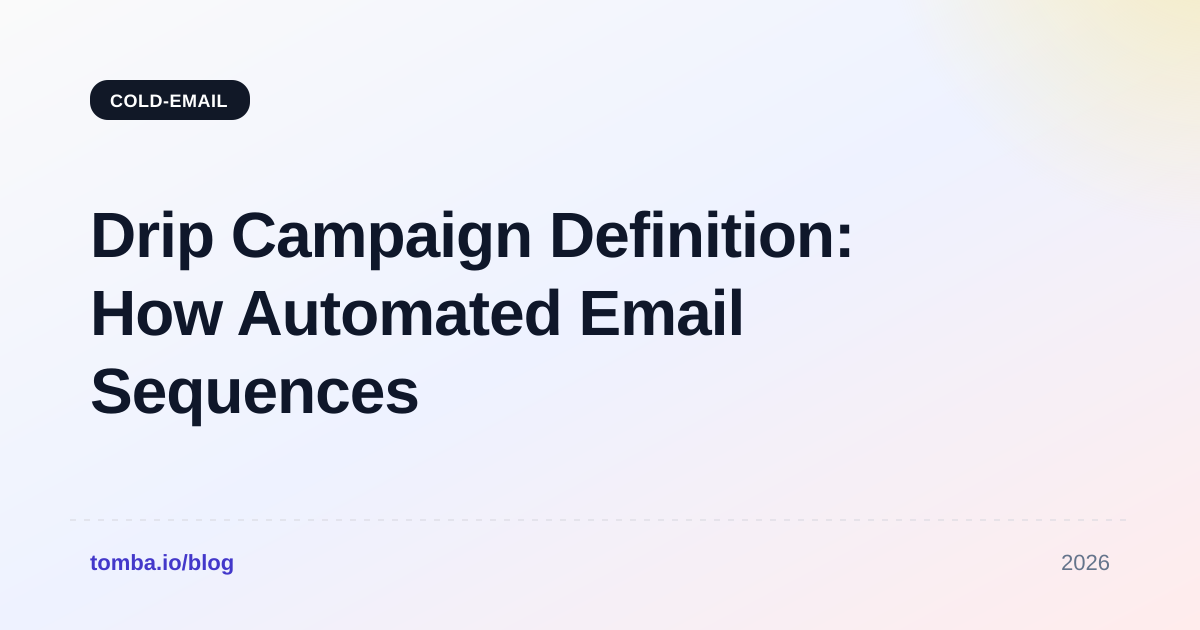 Drip Campaign Definition: How Automated Email Sequences Work