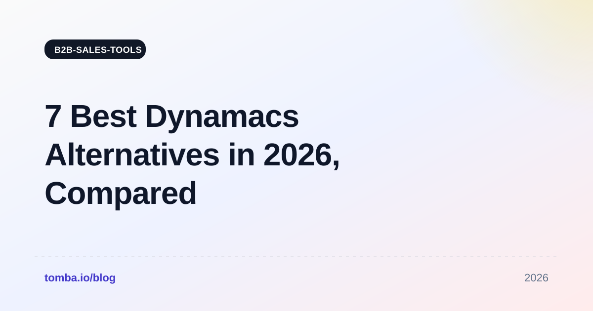 7 Best Dynamacs Alternatives in 2026, Compared Honestly