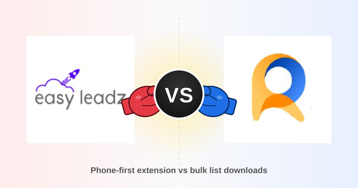 EasyLeadz vs ReachStream: Which B2B Data Tool Wins in 2026?