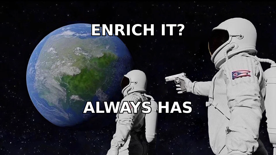 Realizing CRM data was always dirty and needed enrichment