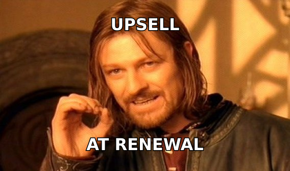 One does not simply cross-sell without account data