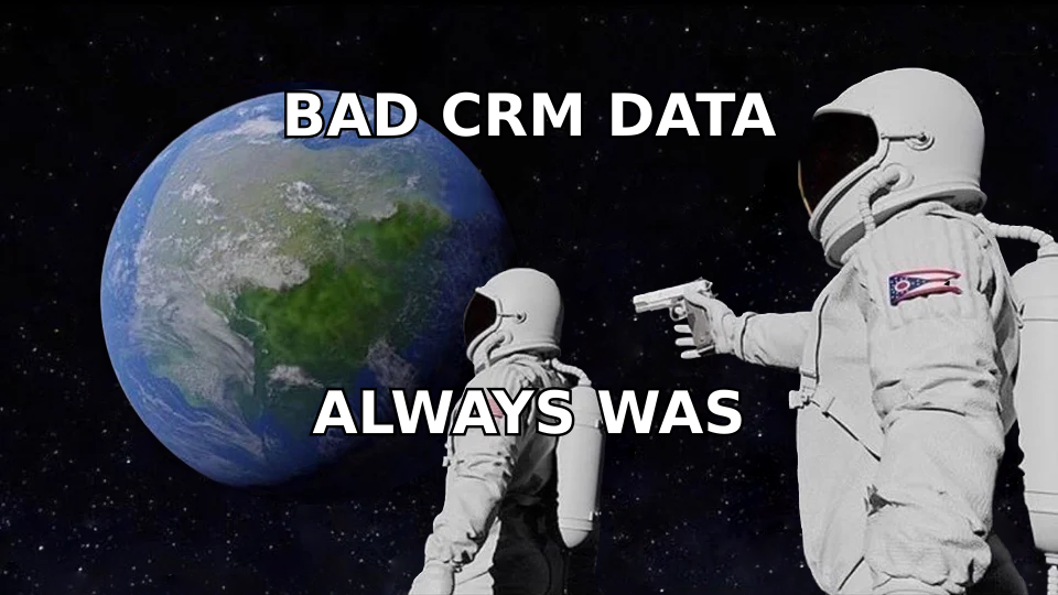 Sales ops team realizing deal scoring accuracy depends on CRM data quality