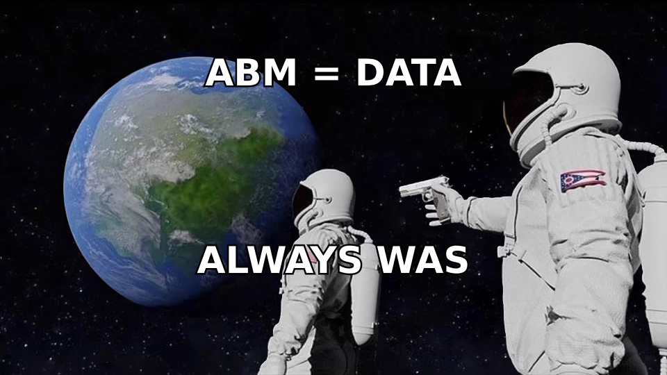Realizing account-based marketing was always a contact data problem
