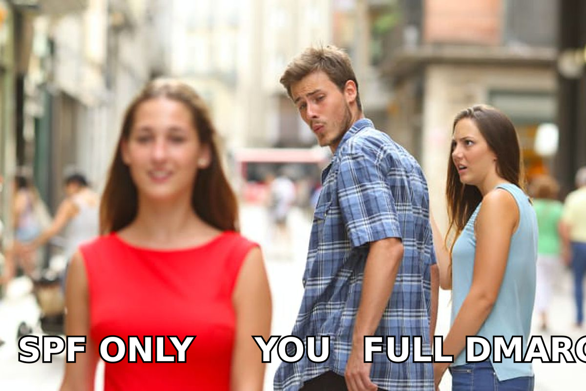 Marketer ignoring SPF-only setup for full DMARC alignment