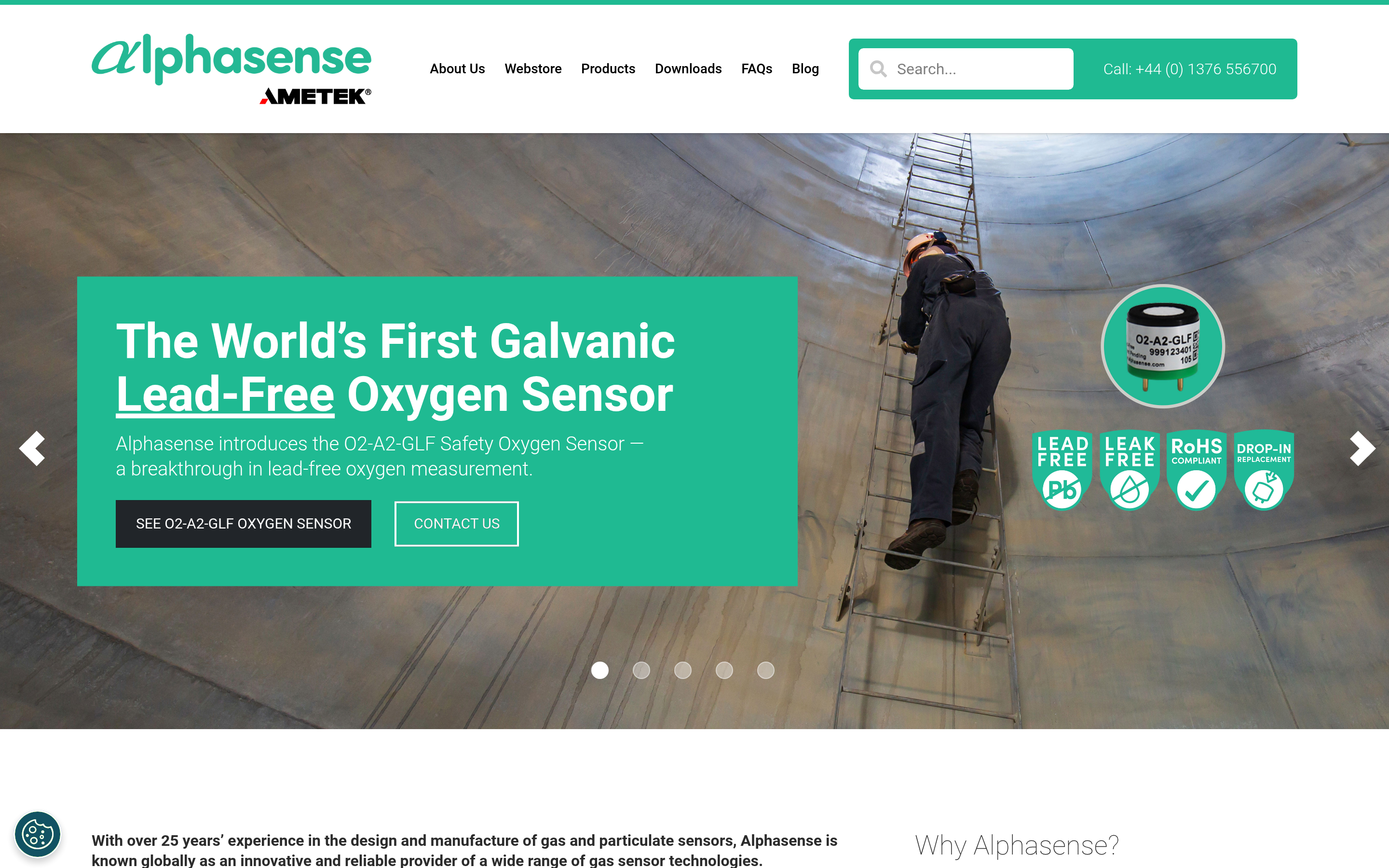 AlphaSense website screenshot — product, features and pricing