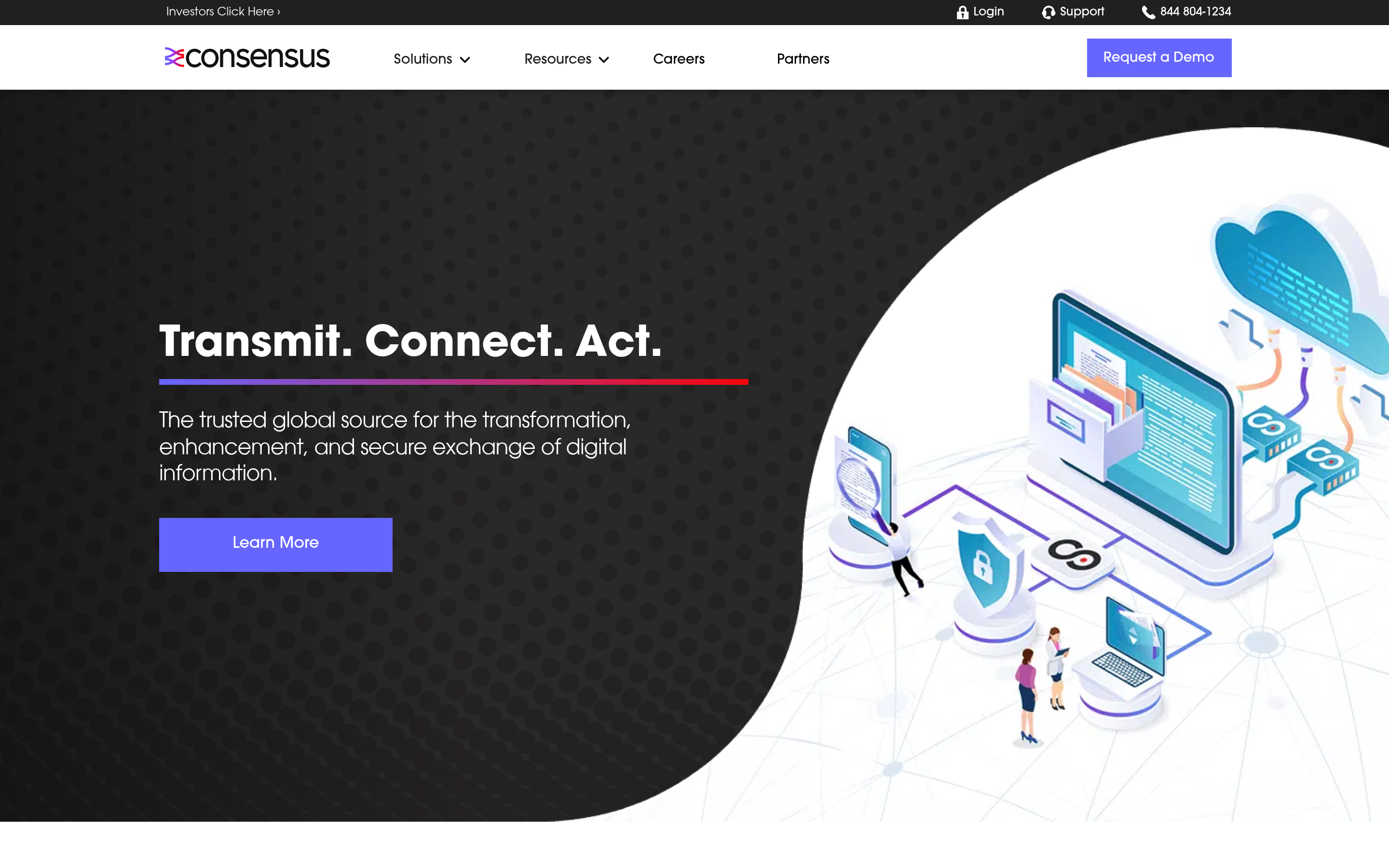 Consensus website screenshot — product, features and pricing