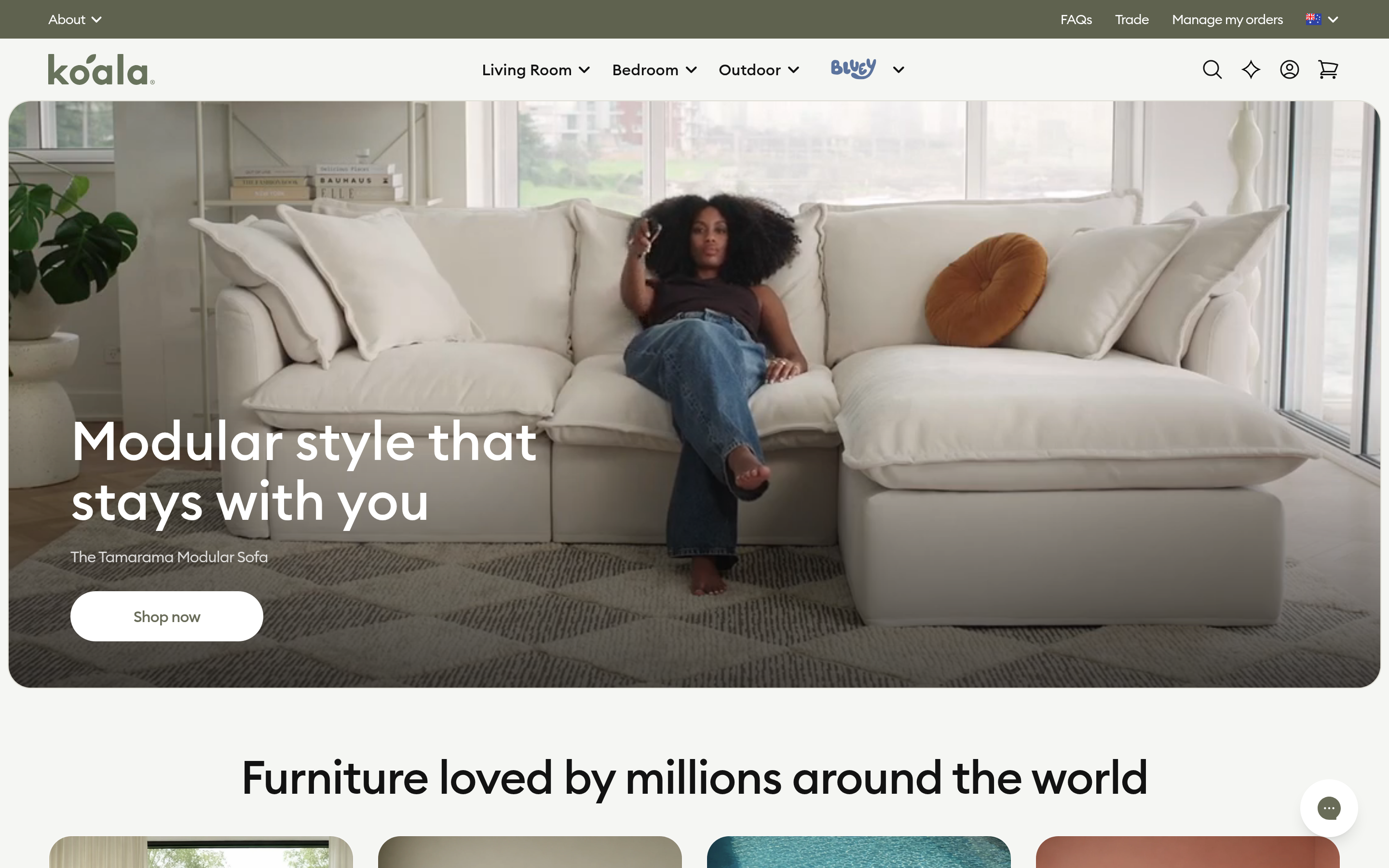 Koala website screenshot — product, features and pricing