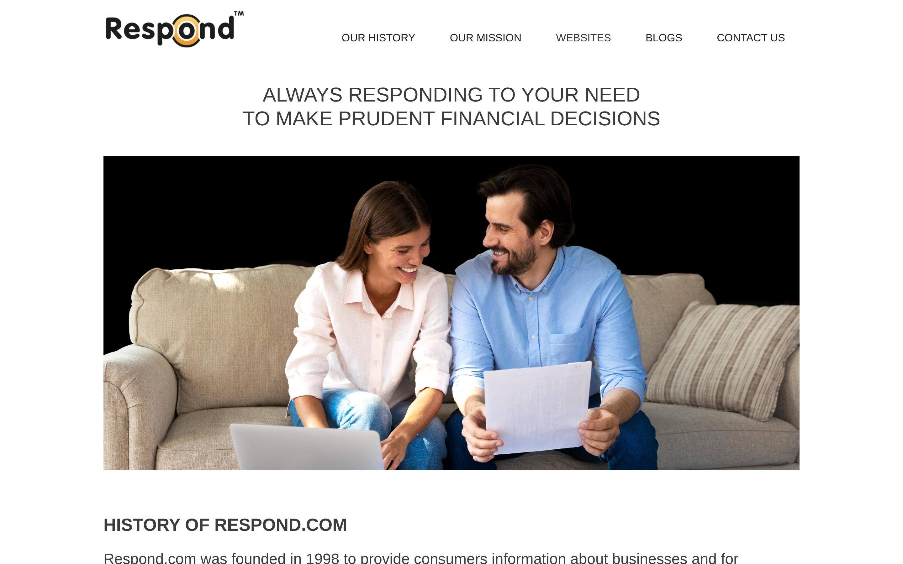 Respond.io website screenshot — product, features and pricing